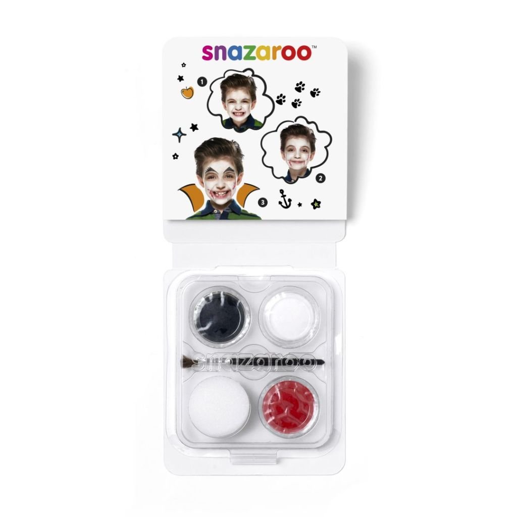 Snazaroo Mini Face Paint Kit - 3 x 2 ML Pans - Vampire