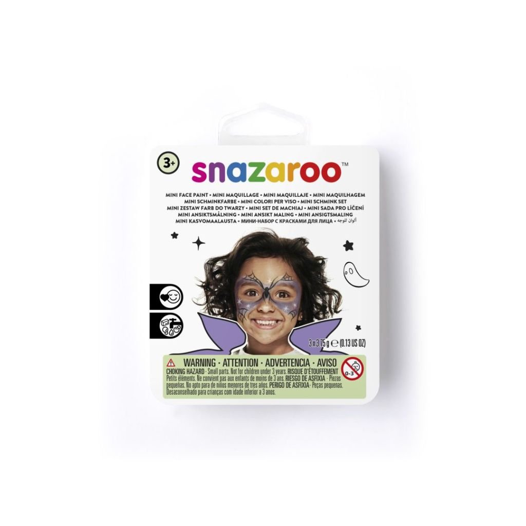 Snazaroo Mini Face Paint Kit - 3 x 2 ML Pans - Witch
