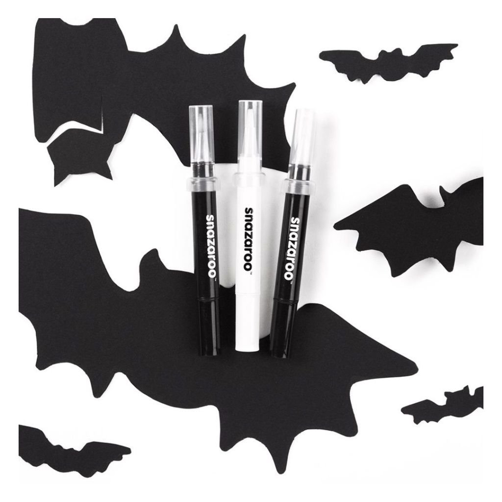 Snazaroo Face Paint Brush Pens - Monochrome - Pack of 3