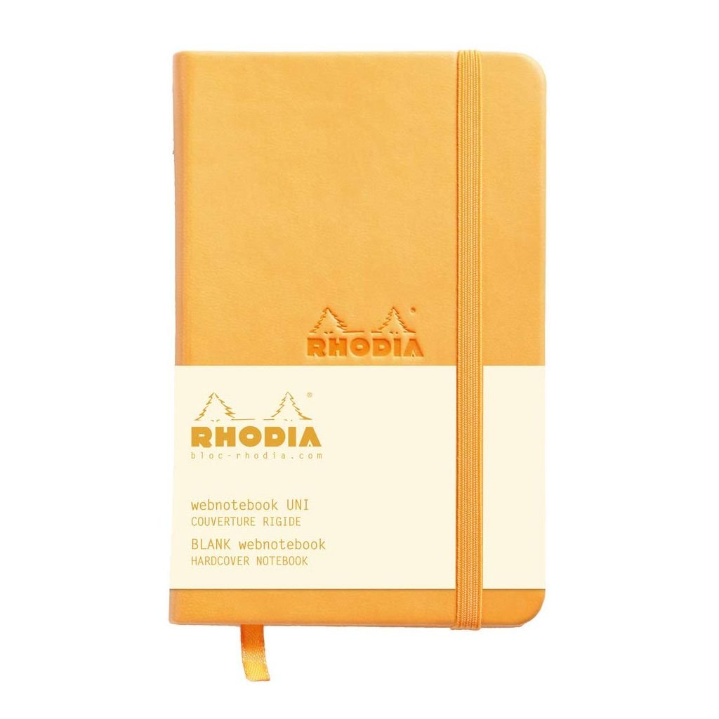 Rhodia - Boutique Orange - Hardbound - Blank - A6 (140 mm x 90 mm or 4.1