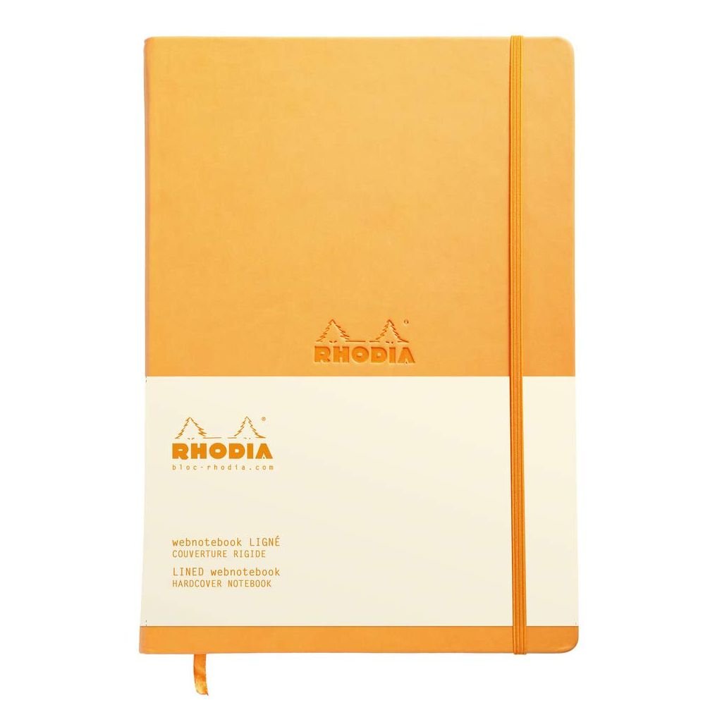Rhodia - Boutique Orange - Hardbound - Blank - A4 (210 mm x 297 mm or 8.3