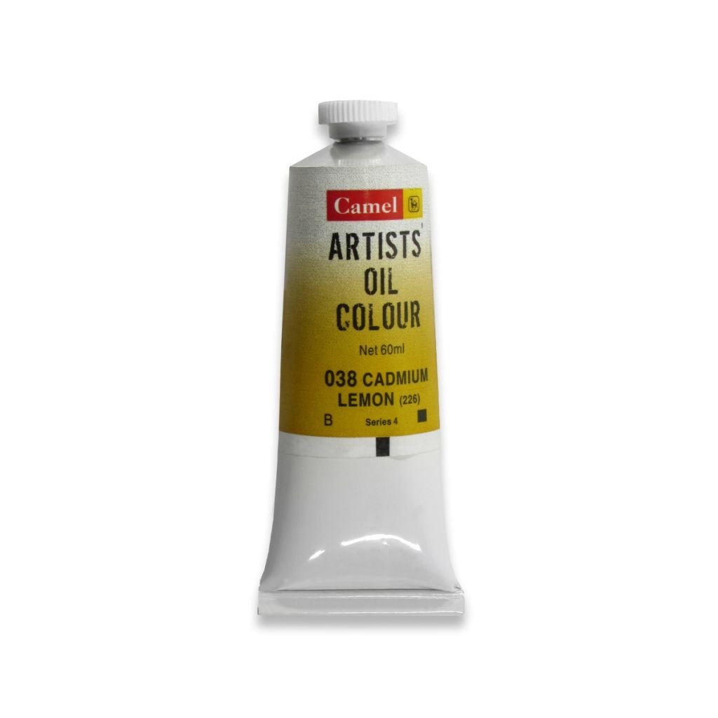 Camel Artists' Oil Colour - Cadmium Lemon (038) - Tube of 60 ML