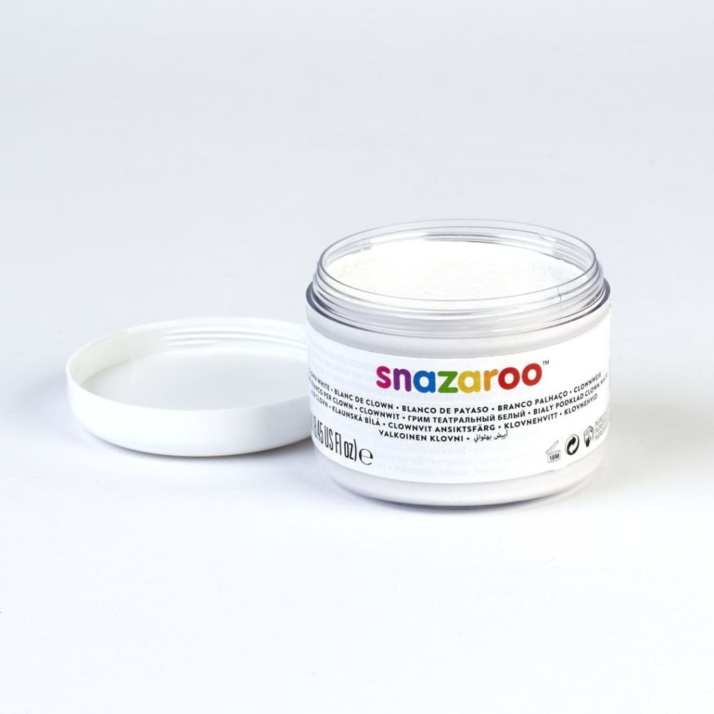 Snazaroo Clown White Face Paint 250 ML