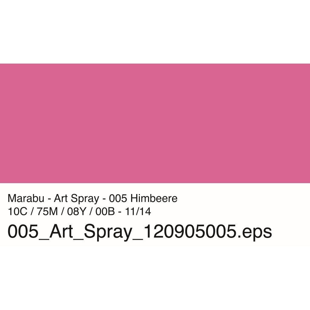 Marabu Art Spray - Acrylic Paint - 50 ML Spray Bottle - Raspberry (005)