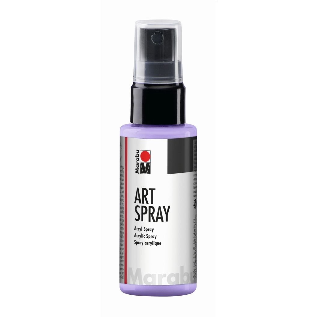 Marabu Art Spray - Acrylic Paint - 50 ML Spray Bottle - Lavender (007)