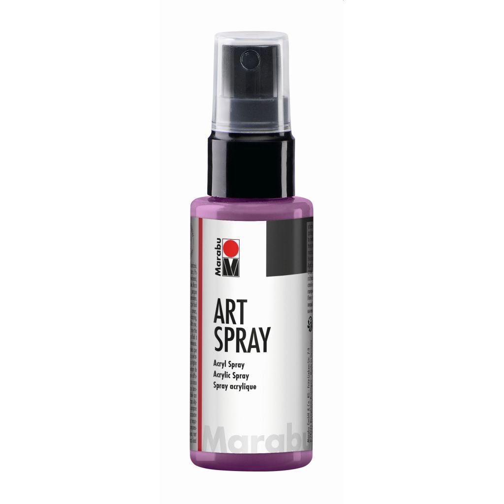 Marabu Art Spray - Acrylic Paint - 50 ML Spray Bottle - Aubergine (039)