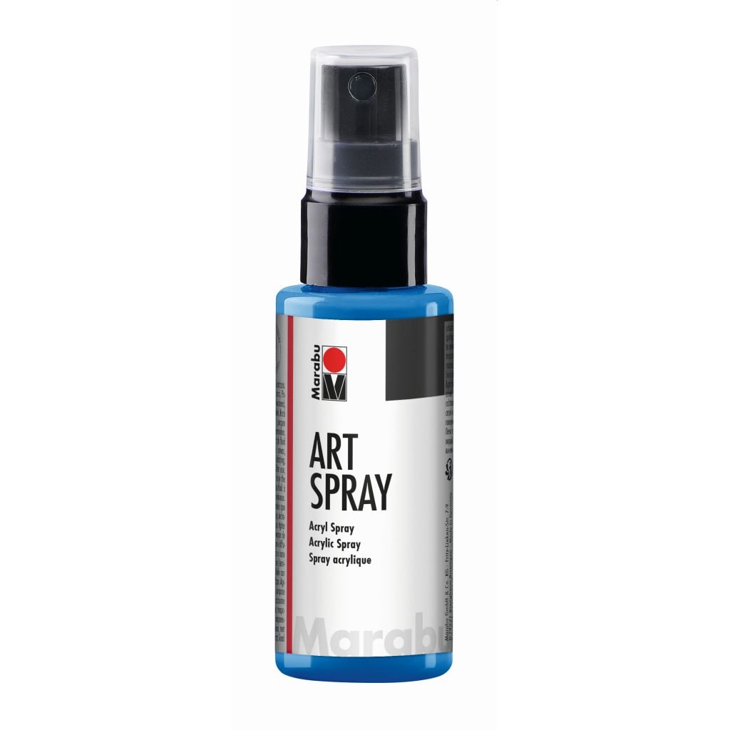 Marabu Art Spray - Acrylic Paint - 50 ML Spray Bottle - Gentian (057)