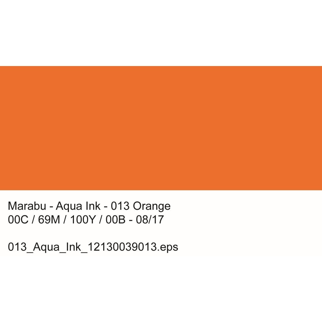 Marabu Graphix Aqua Ink - Bottle of 15 ML - Orange (013)
