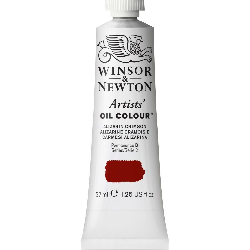 Winsor & Newton Artists' Oil Colour - Tube of 37 ML - Alizarin Crimson (004)