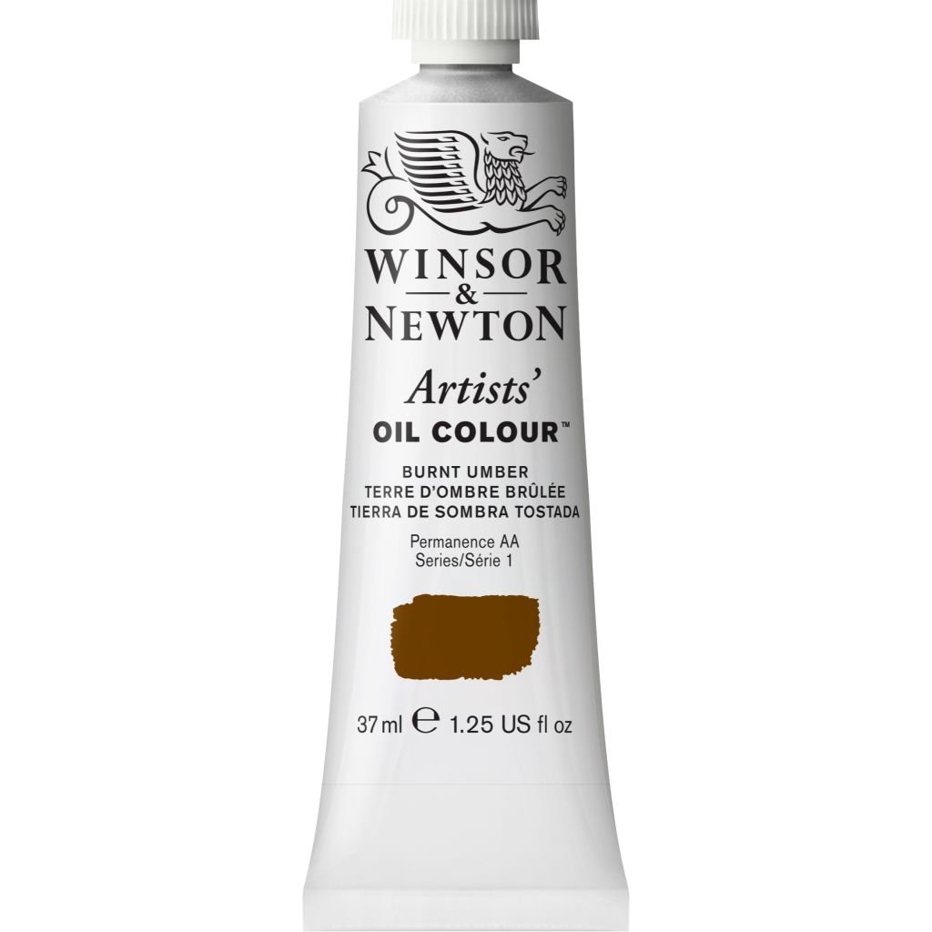 Winsor & Newton Artists' Oil Colour - Tube of 37 ML - Burnt Umber (076)