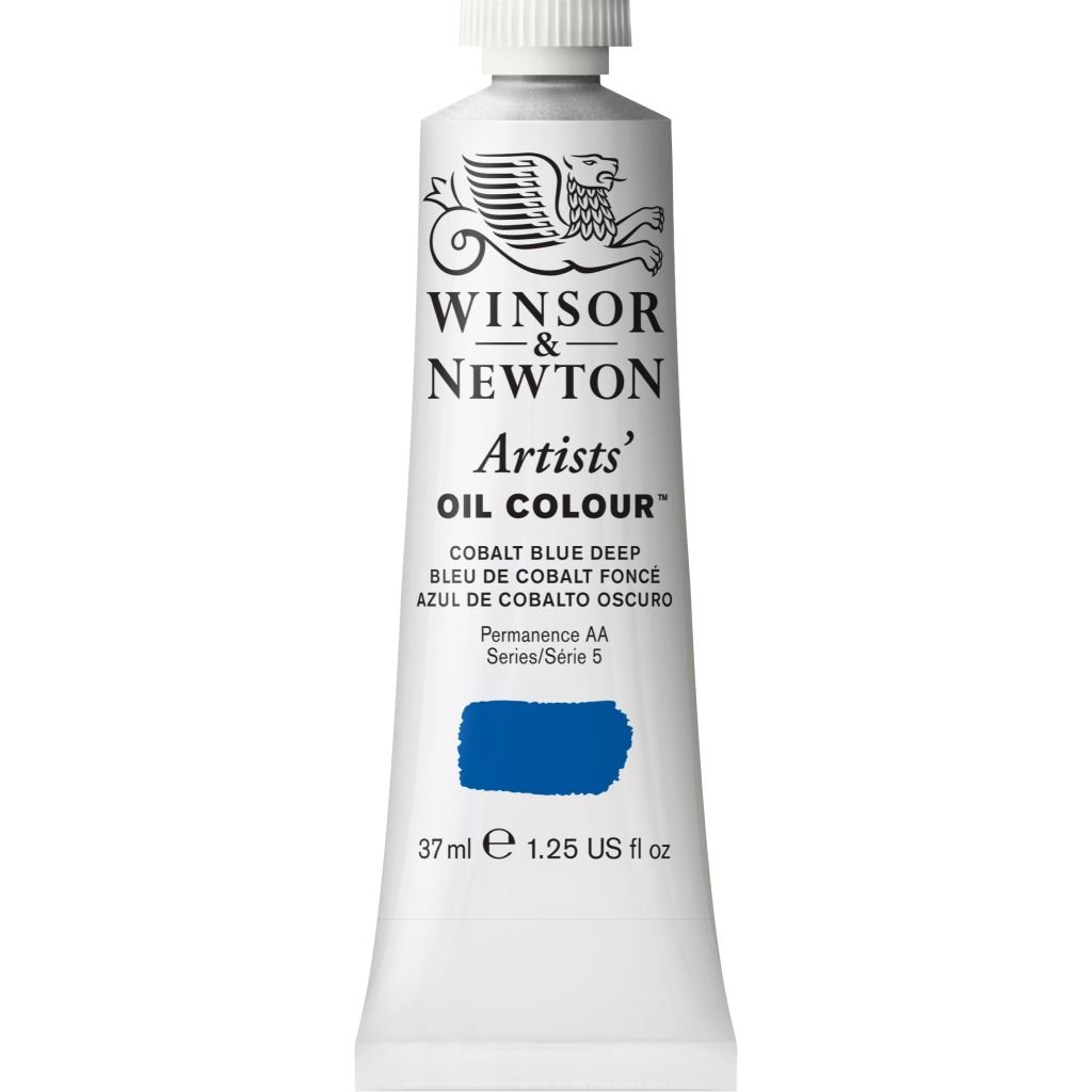 Winsor & Newton Artists' Oil Colour - Tube of 37 ML - Cobalt Blue Deep (180)