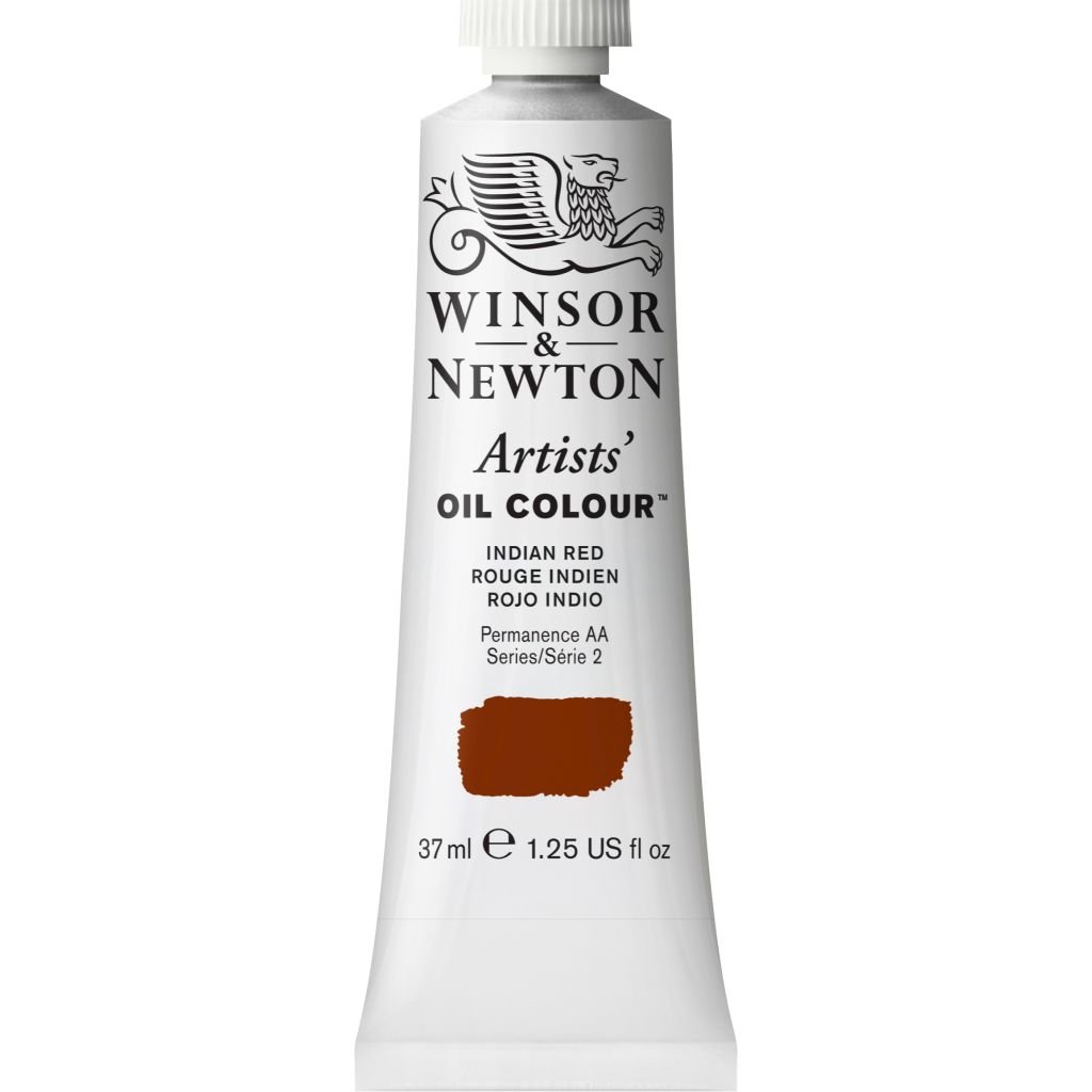 Winsor & Newton Artists' Oil Colour - Tube of 37 ML - Indian Red (317)