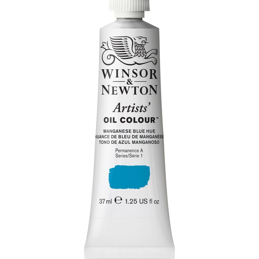 Winsor & Newton Artists' Oil Colour - Tube of 37 ML - Manganese Blue Hue (379)