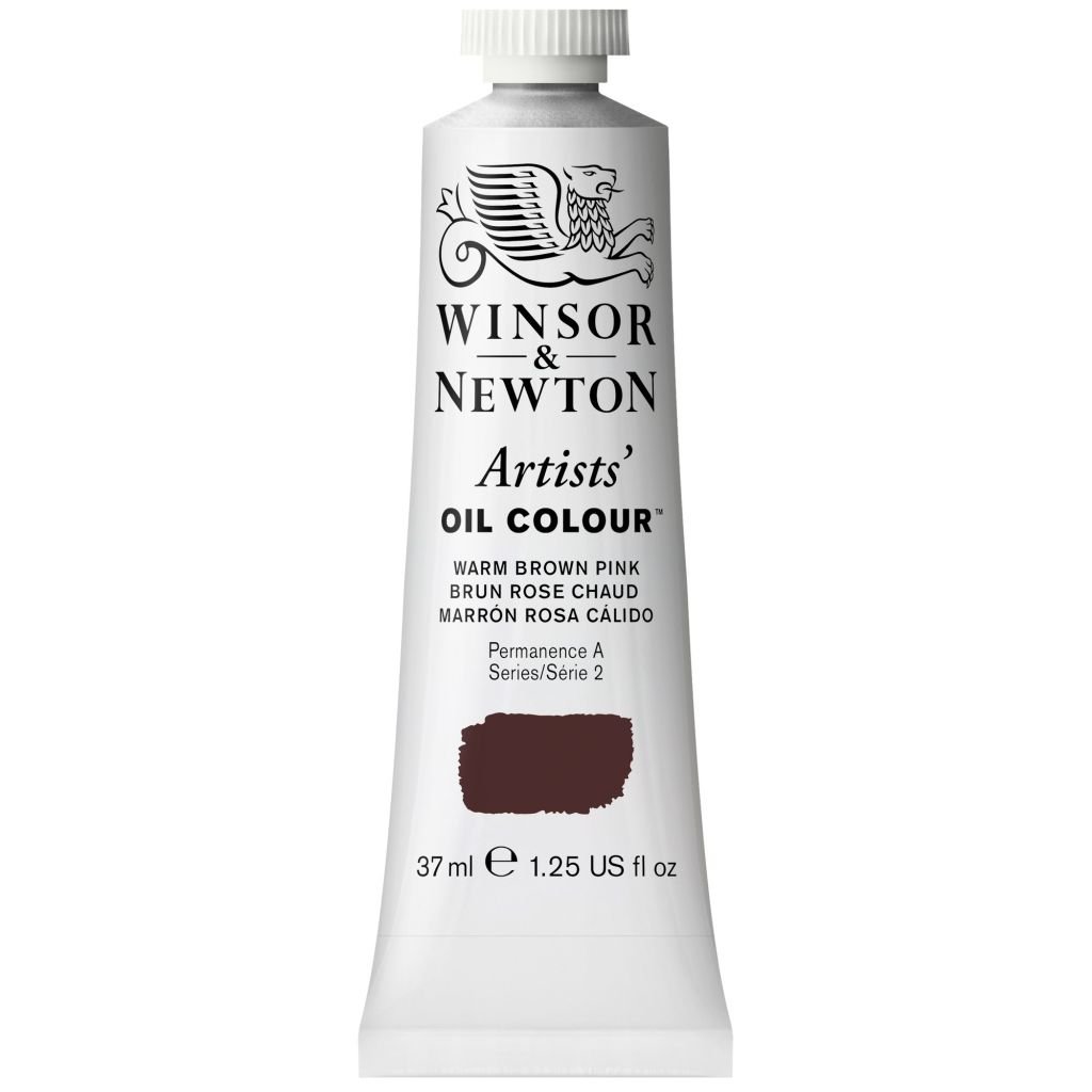 Winsor & Newton Artists' Oil Colour - Tube of 37 ML - Warm Brown Pink (413)