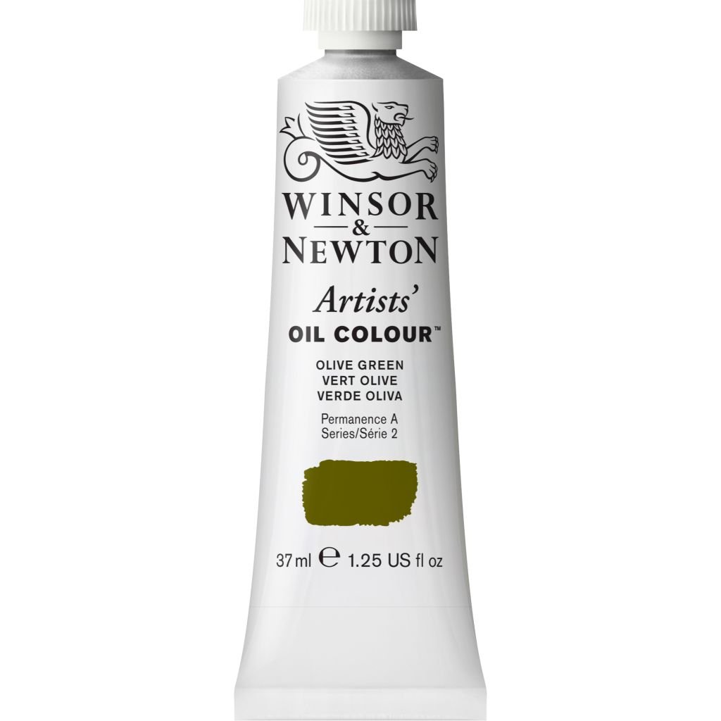 Winsor & Newton Artists' Oil Colour - Tube of 37 ML - Olive Green (447)