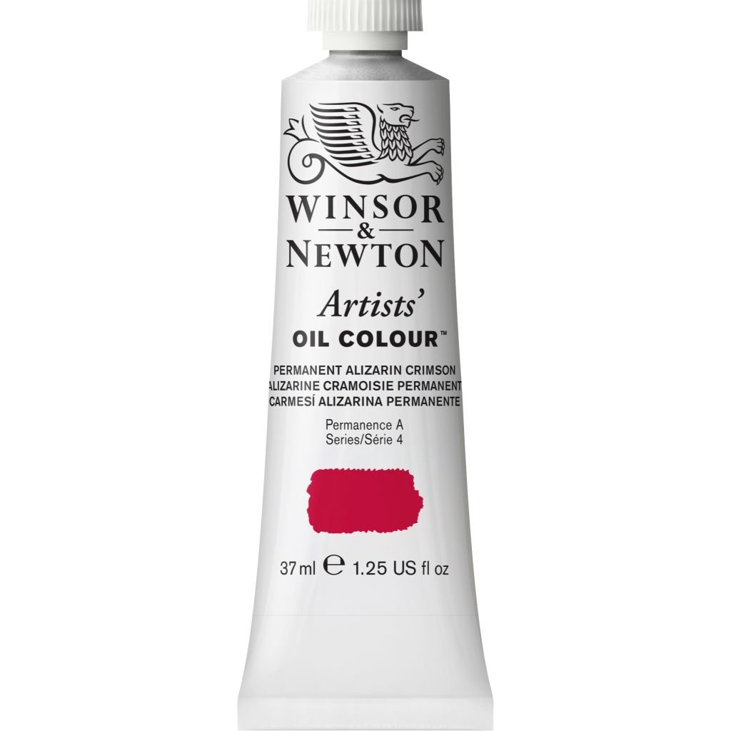 Winsor & Newton Artists' Oil Colour - Tube of 37 ML - Permanent Alizarin Crimson (468)