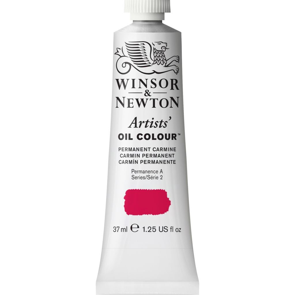 Winsor & Newton Artists' Oil Colour - Tube of 37 ML - Permanent Carmine (479)