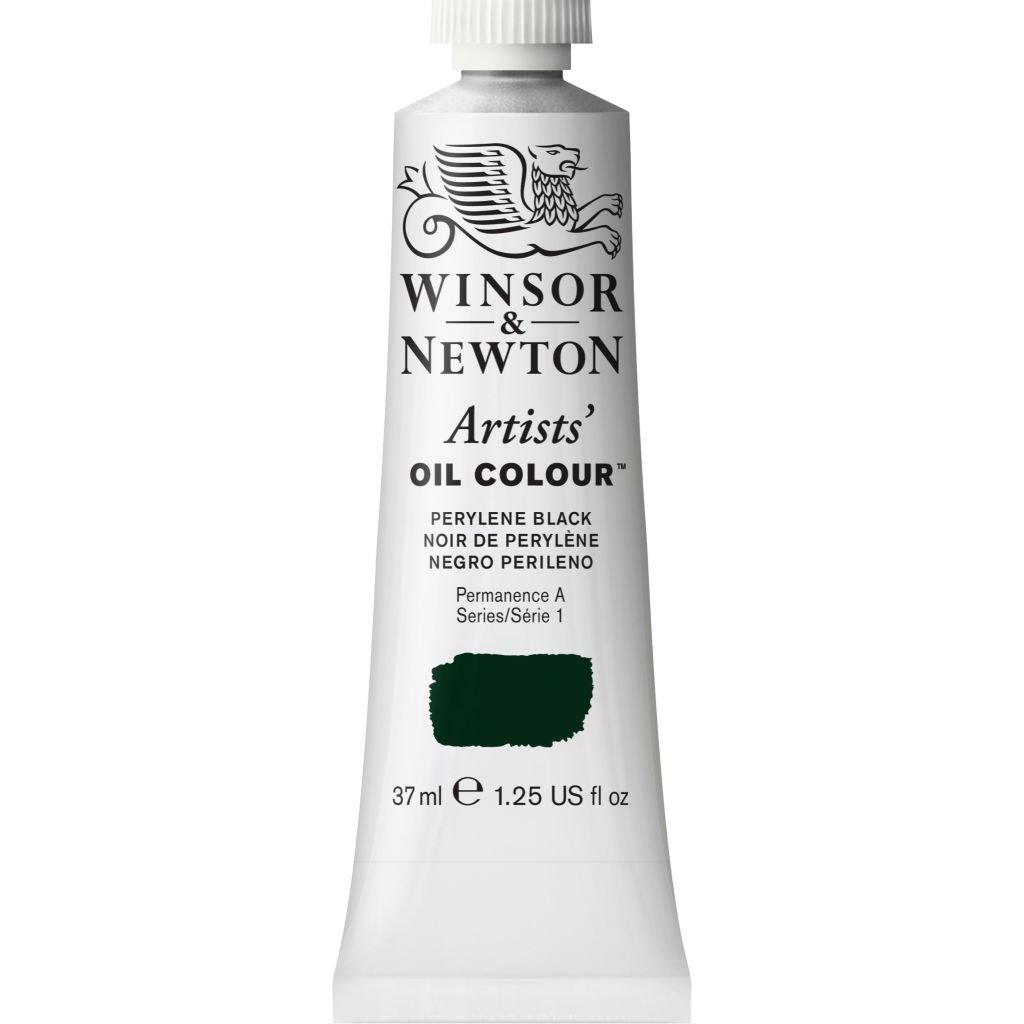 Winsor & Newton Artists' Oil Colour - Tube of 37 ML - Perylene Black (505)