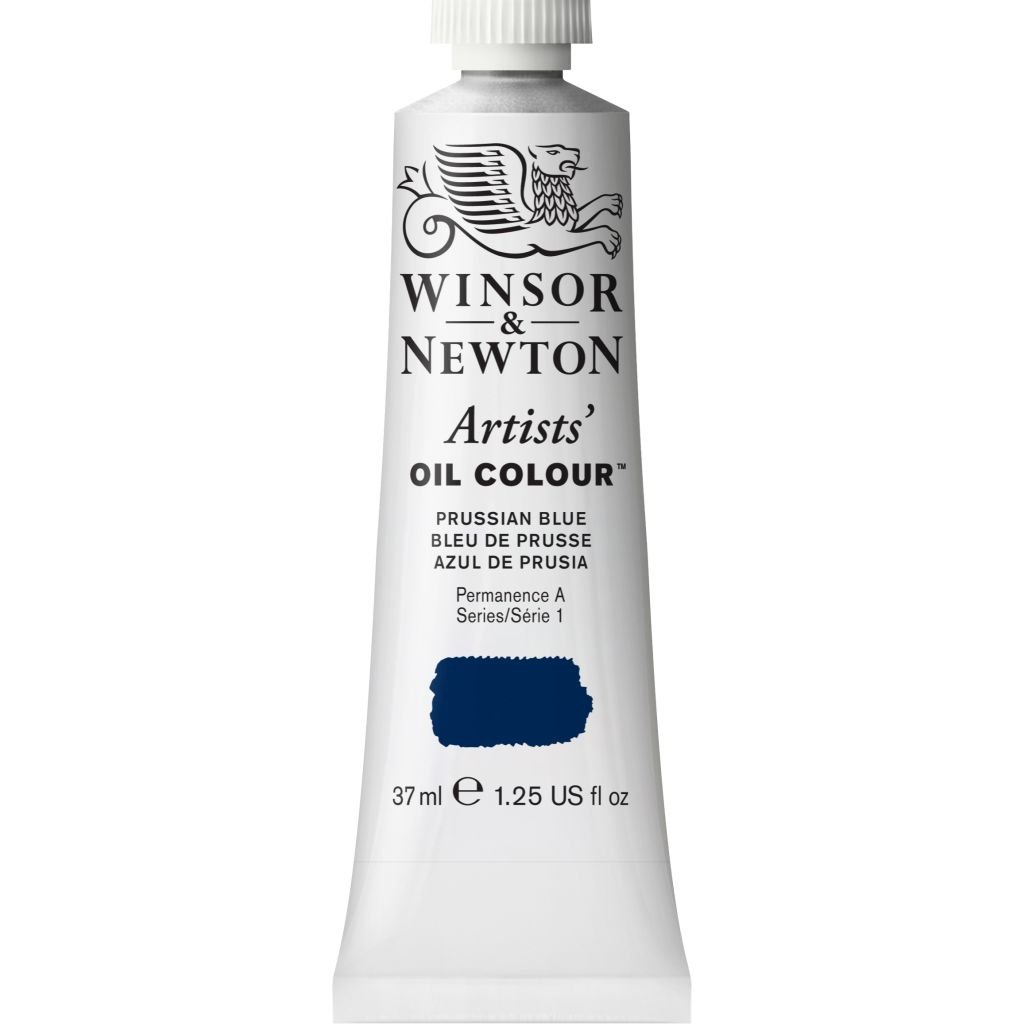 Winsor & Newton Artists' Oil Colour - Tube of 37 ML - Prussian Blue (538)