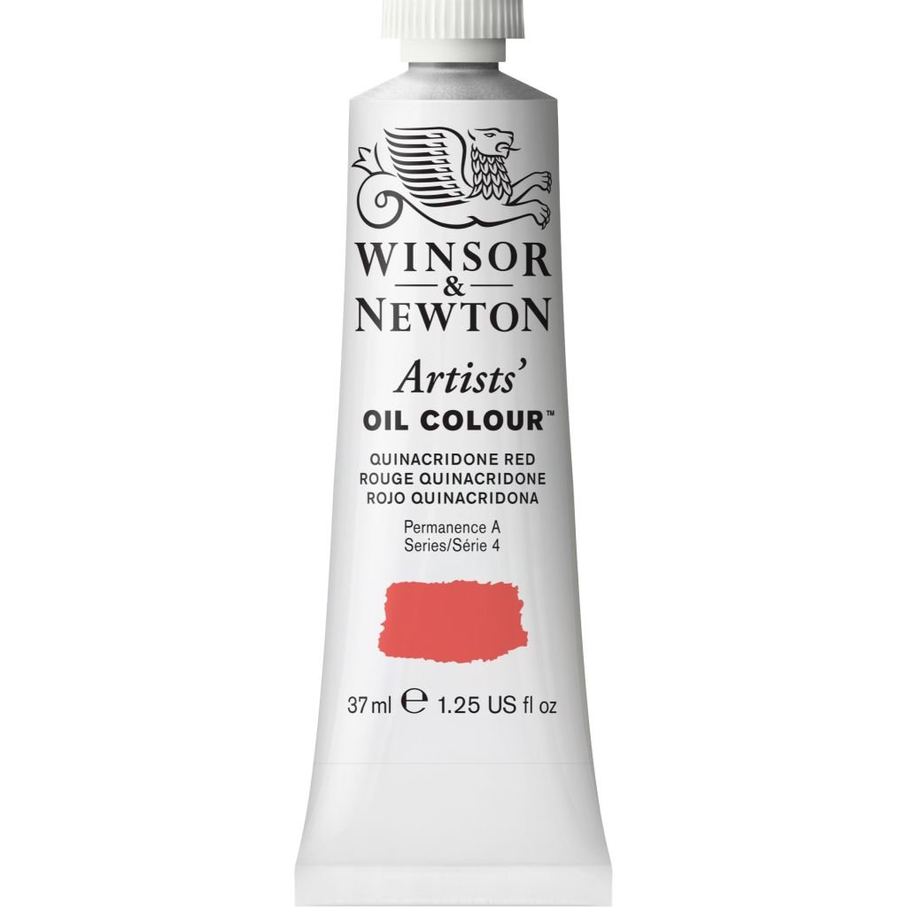 Winsor & Newton Artists' Oil Colour - Tube of 37 ML - Quinacridone Red (548)