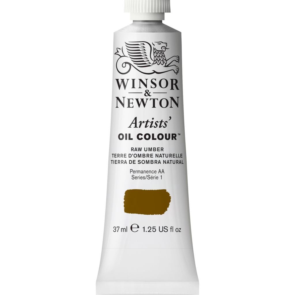 Winsor & Newton Artists' Oil Colour - Tube of 37 ML - Raw Umber (554)