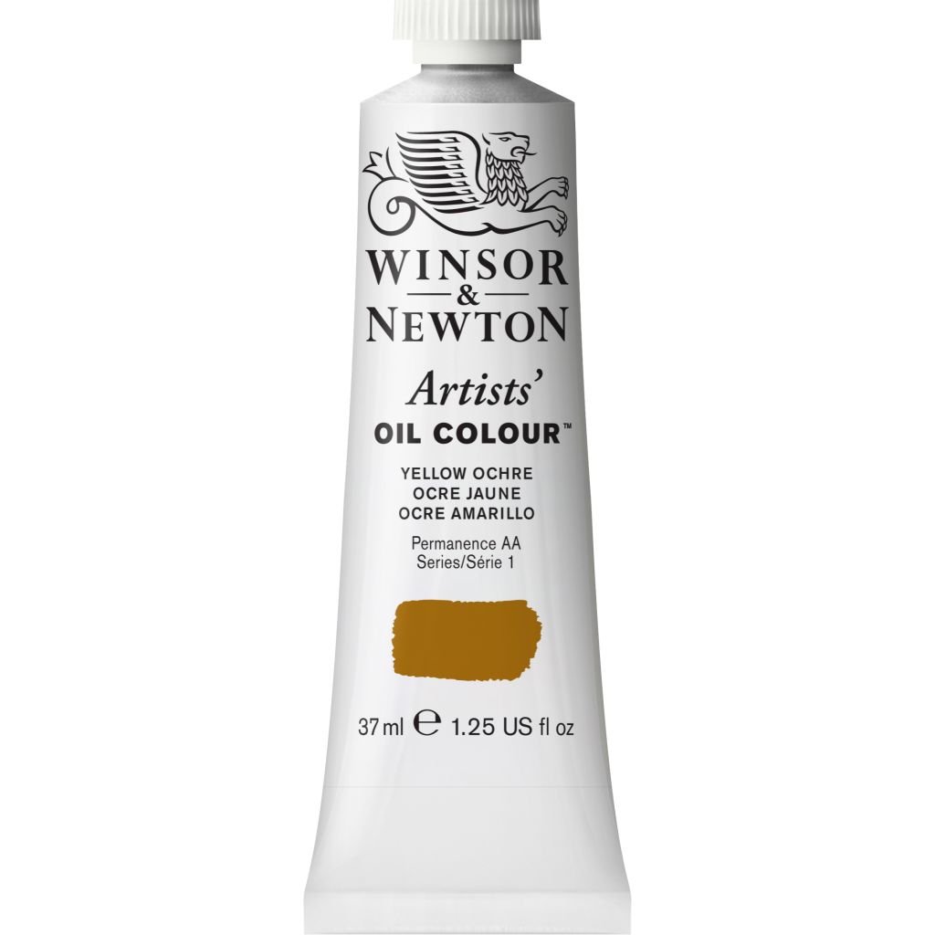 Winsor & Newton Artists' Oil Colour - Tube of 37 ML - Yellow Ochre (744)