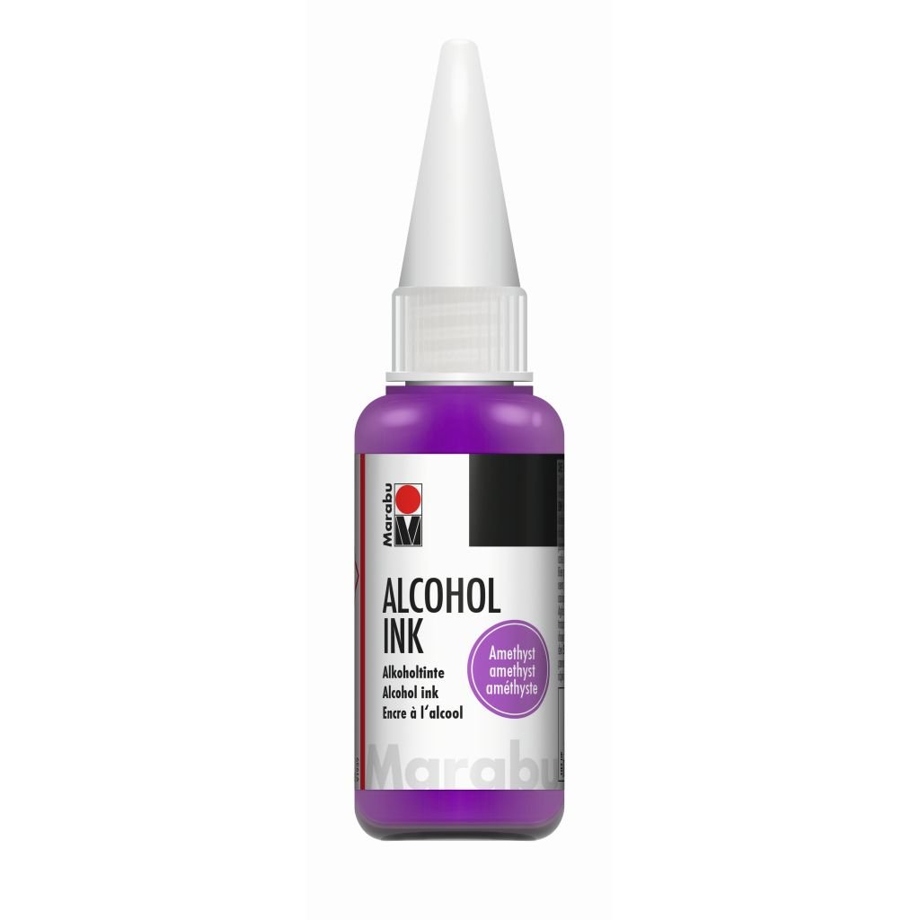 Marabu Alcohol Ink - Bottle of 20 ML - Amethyst (081) - Blister Pack