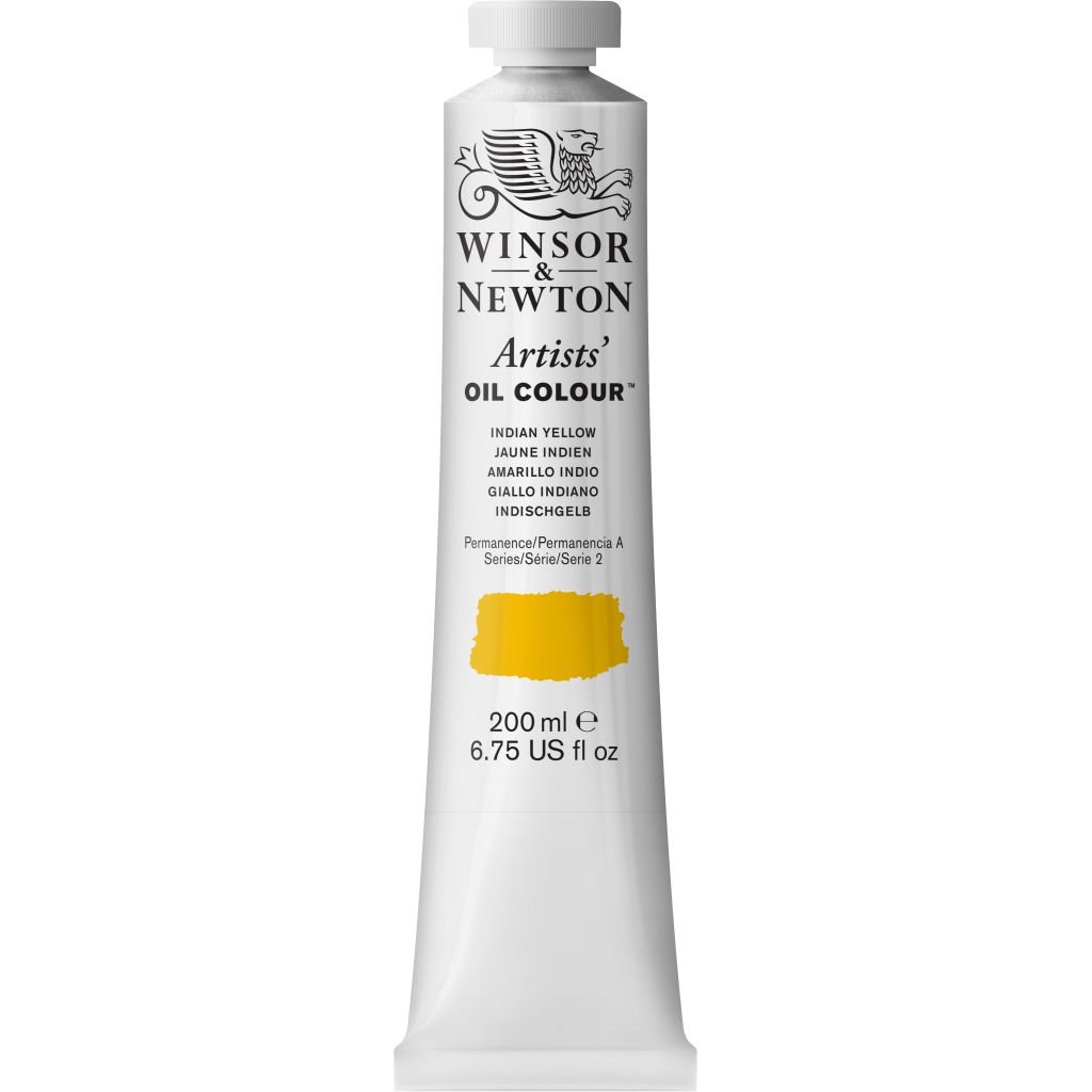 Winsor & Newton Artists' Oil Colour - Tube of 200 ML - Indian Yellow (319)