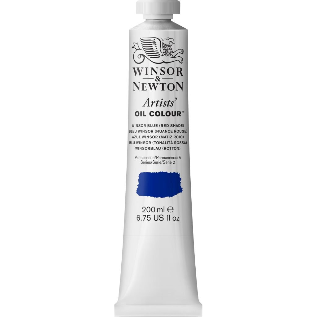 Winsor & Newton Artists' Oil Colour - Tube of 200 ML - Winsor Blue Red Shade (706)
