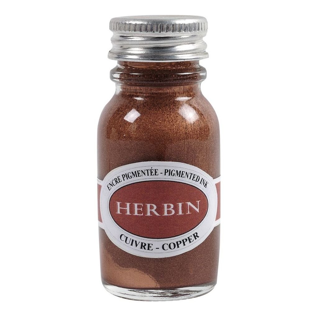 J. Herbin Pigmented Ink - 15 ML Bottle - Cuivre (Copper)
