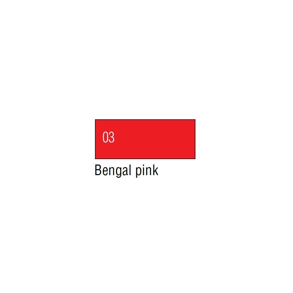 Pebeo Marbling Paint - 45 ML Bottle - Bengal Pink (03)