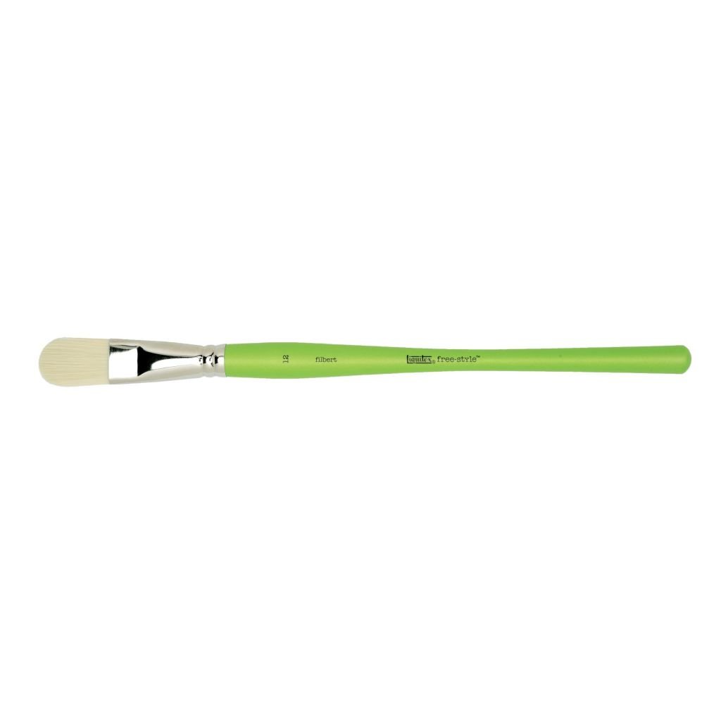 Liquitex Professional Free Style Traditional Brush - Filbert - Long Handle - Size: 12