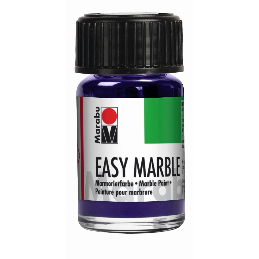 Marabu Easy Marble - Marbling Paint - Bottle of 15 ML - Lavender (007)