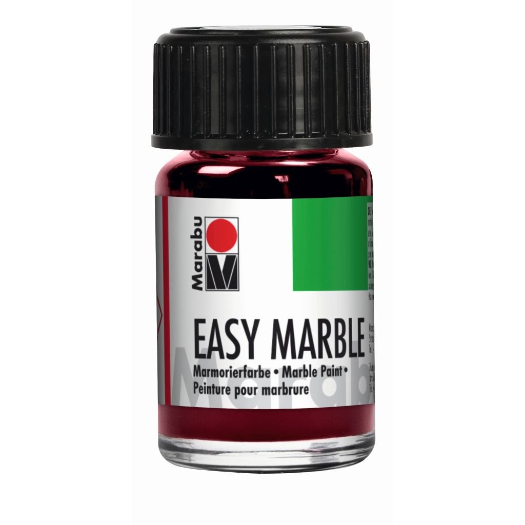 Marabu Easy Marble - Marbling Paint - Bottle of 15 ML - Rose Pink (033)