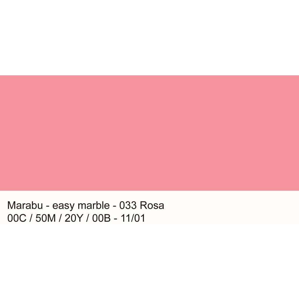 Marabu Easy Marble - Marbling Paint - Bottle of 15 ML - Rose Pink (033)