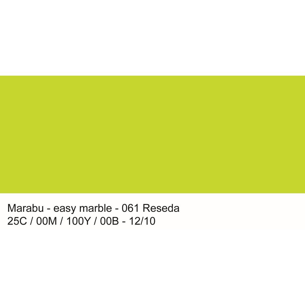 Marabu Easy Marble - Marbling Paint - Bottle of 15 ML - Reseda (061)