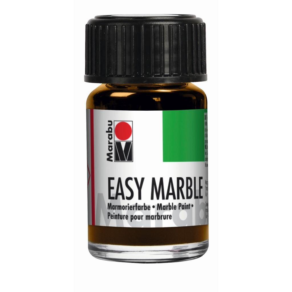 Marabu Easy Marble - Marbling Paint - Bottle of 15 ML - Gold (084)