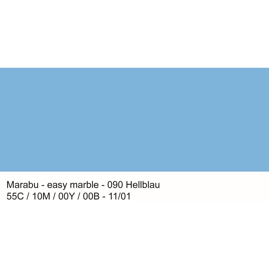 Marabu Easy Marble - Marbling Paint - Bottle of 15 ML - Light Blue (090)