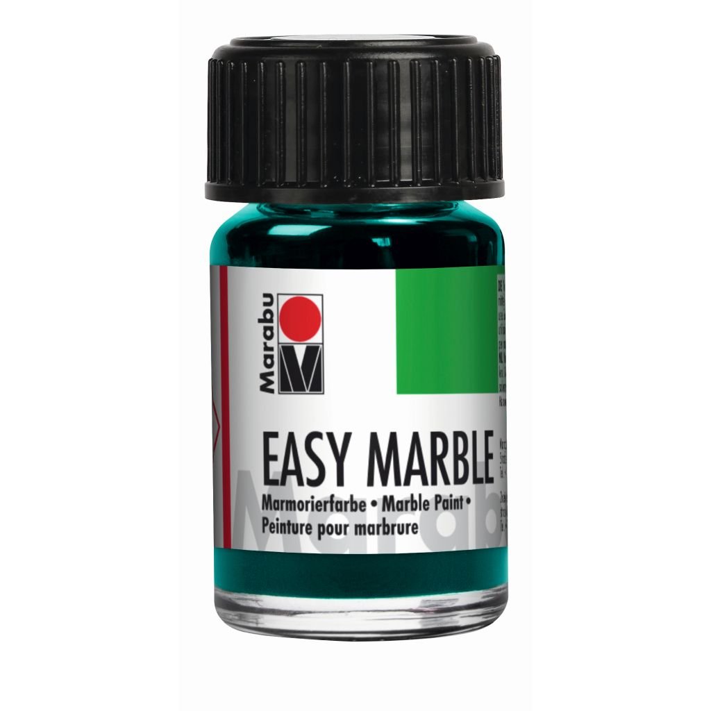 Marabu Easy Marble - Marbling Paint - Bottle of 15 ML - Turquoise (098)