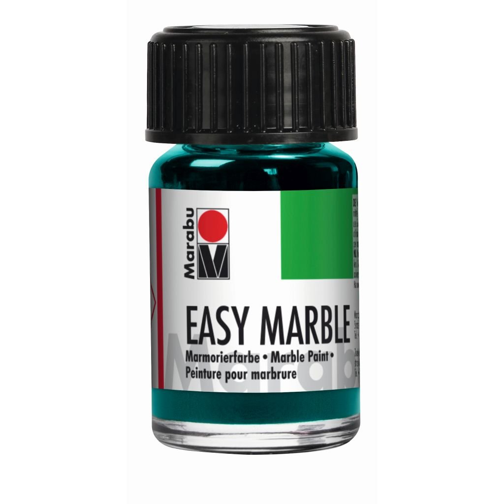 Marabu Easy Marble - Marbling Paint - Bottle of 15 ML - Aqua Green (297)