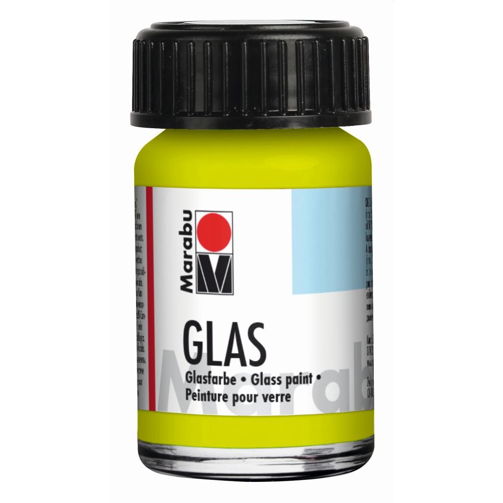 Marabu Glas - Water-based Glass Paint - Bottle of 15 ML - Reseda (061)