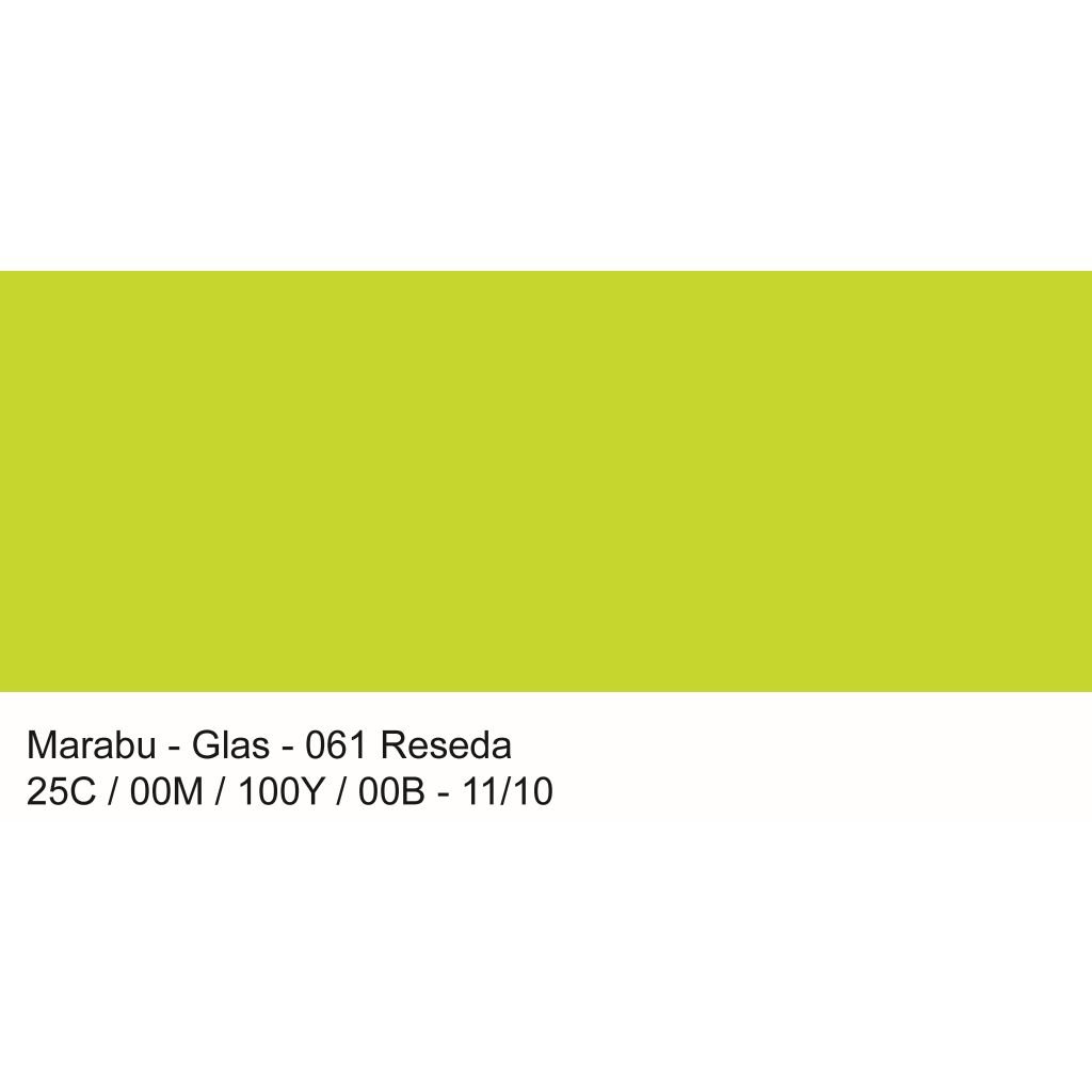 Marabu Glas - Water-based Glass Paint - Bottle of 15 ML - Reseda (061)