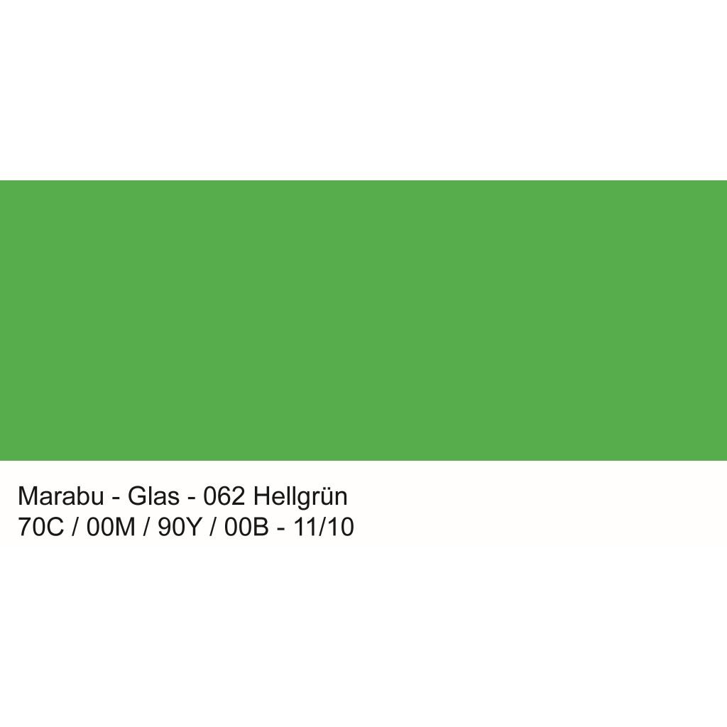 Marabu Glas - Water-based Glass Paint - Bottle of 15 ML - Light Green (062)