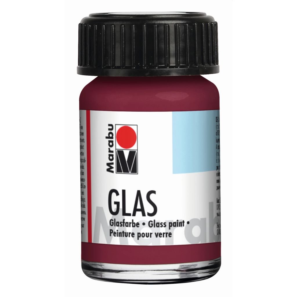 Marabu Glas - Water-based Glass Paint - Bottle of 15 ML - Blackberry (223)