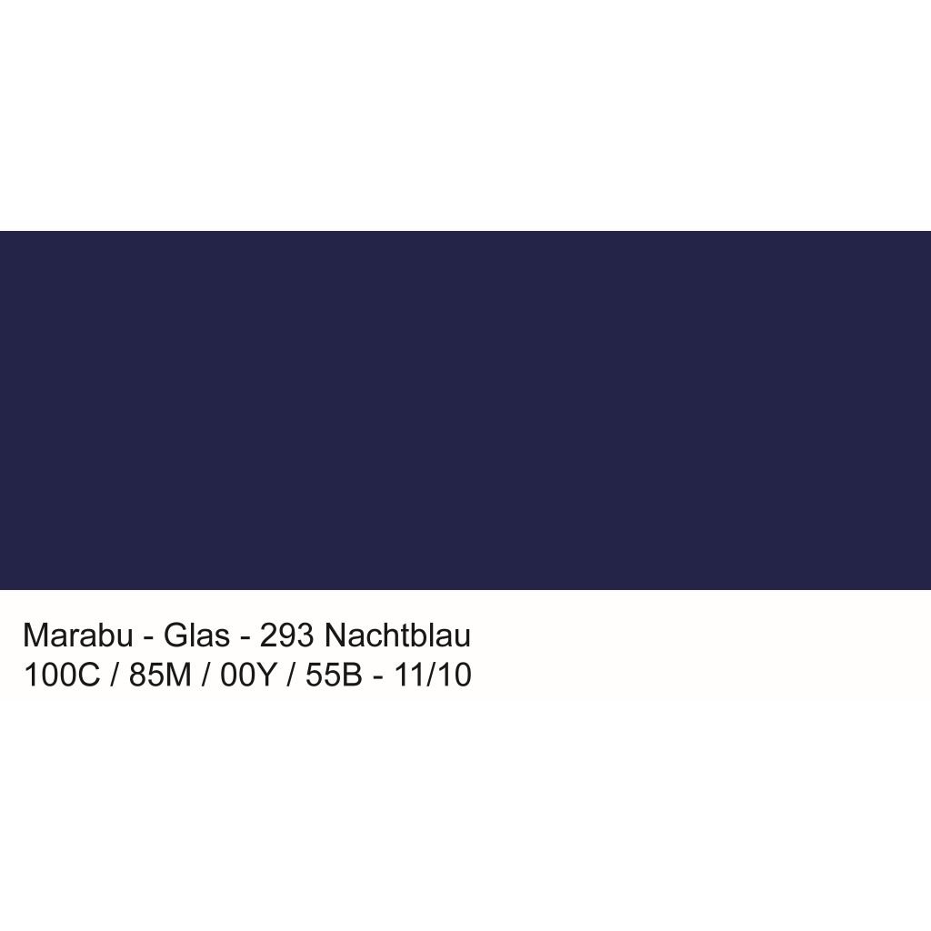 Marabu Glas - Water-based Glass Paint - Bottle of 15 ML - Night Blue (293)