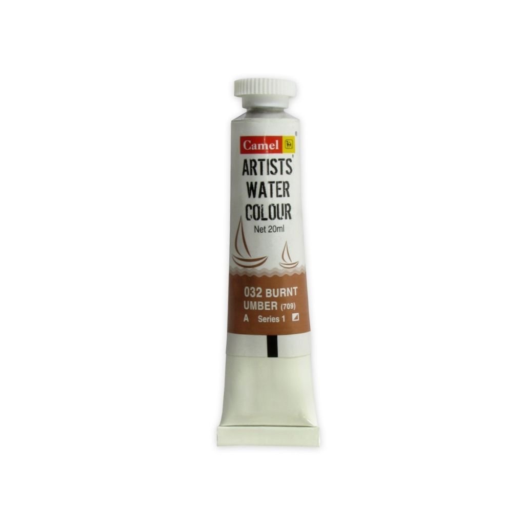 Camel Artists' Water Colour - Burnt Umber (032)  - 20 ML