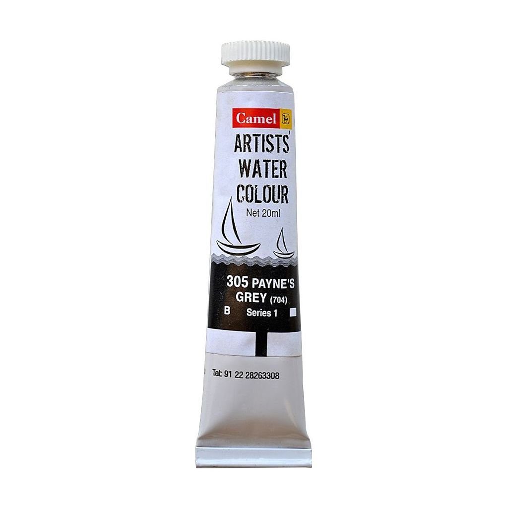 Camel Artists' Water Colour - Payne's Grey (305)  - 20 ML