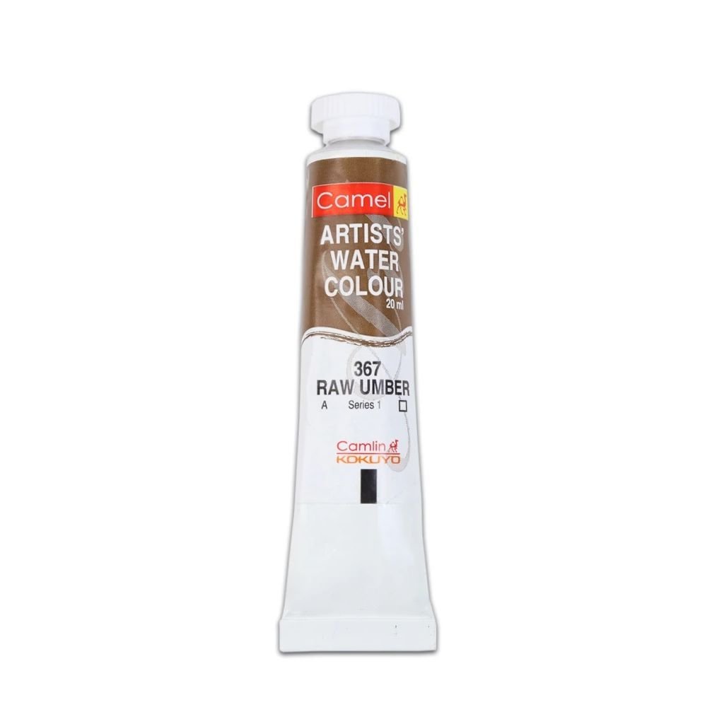 Camel Artists' Water Colour - Raw Umber (367)  - 20 ML