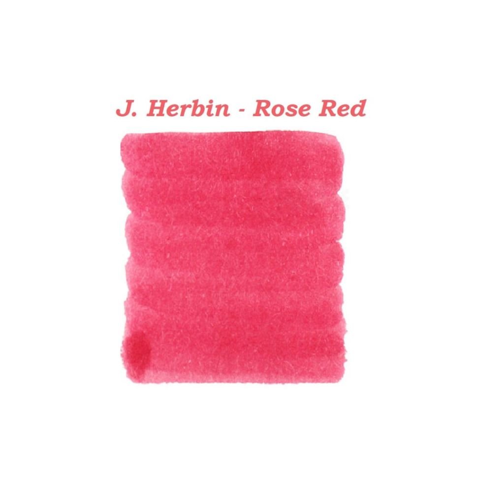 J. Herbin Scented Ink - 30 ML Bottle - Parfum Rose (Red)
