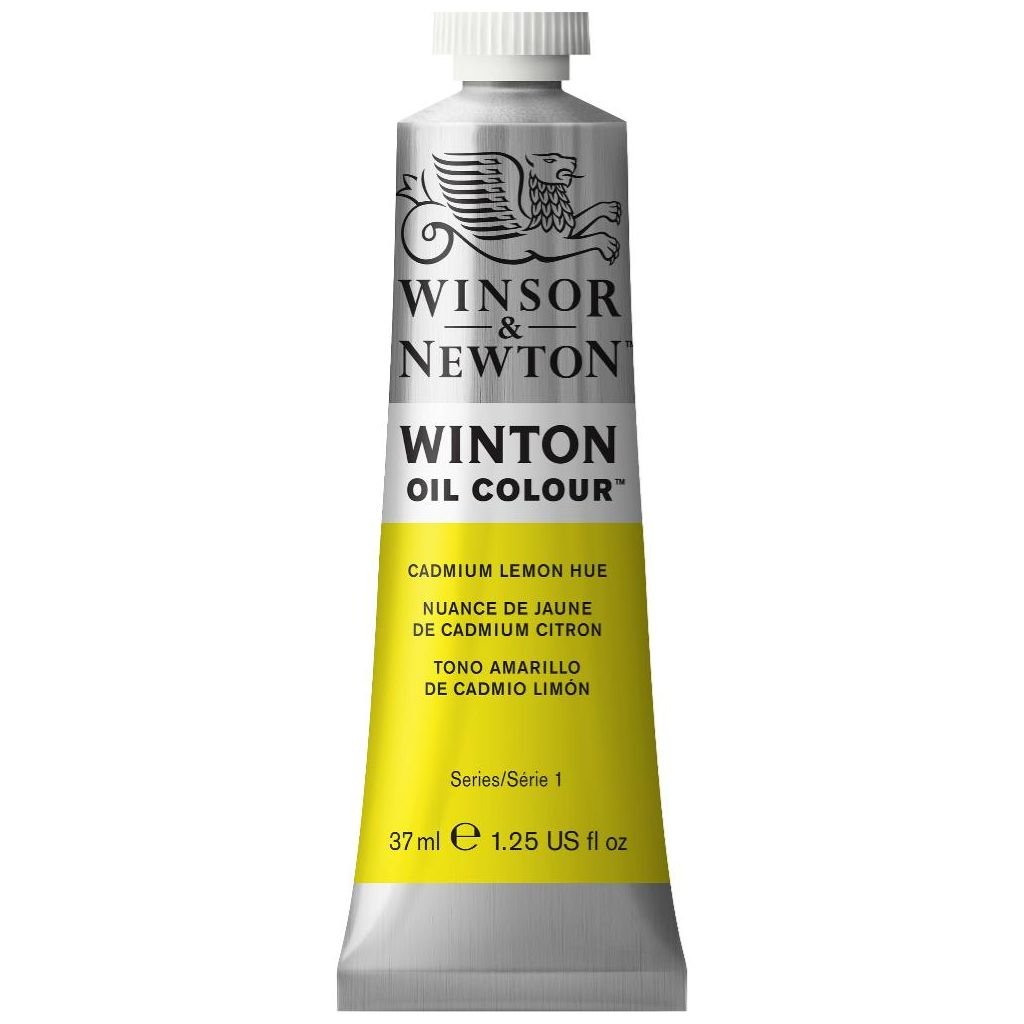 Winsor & Newton Winton Oil Colour - Tube of 37 ML - Cadmium Lemon Hue (087)